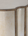Harlow - Mirrored Accent Table - Gold