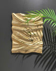 Undulate - Outdoor Wall Panel - Gold