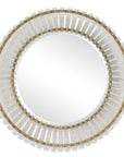 Denali - Textured Glass Round Mirror