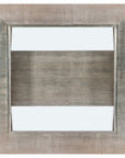 Melange - Saber Cocktail Table - Pearl Silver