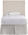 Oasis - Upholstered Twin Headboard - Beige / Gray
