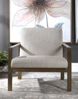 Wills - Contemporary Accent Chair - Beige