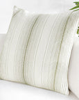 Stillness - 26" x 26" ST Theta Pillow - Wheat Green