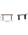 Monterey - Console Table - Aged Brown