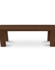 Marina - Ourdoor Dining Bench - Dark Brown