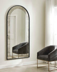 Marlowe - Antique Arch Mirror - Black
