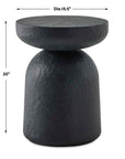 Hurlee - Outdoor Accent Table - Black