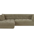 Mischa - Left Sectional - Sage Green