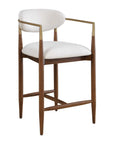 Moxie - Counter Stool - Walnut / White