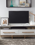 Urban Elevation - Low Entertainment Console - White