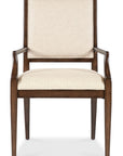Archives - Upholstered Arm Chair - Beige / Brown