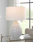 Loop - White Glaze Table Lamp