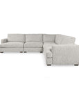 Ludwig - Upholstered 5 Piece Sectional - Ivory