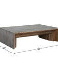 Vail - Elm Coffee Table - Dark Brown