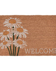 Doormats - Daisy Welcome Doormat - Ivory Multi / Natural