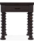 Big Sky - Turned Leg End Table - Black