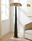 Davis - Floor Lamp - Black,Brass,Gold