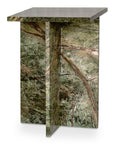 Blair - Accent Table - Rainforest / Green Marble