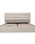 Sebastion - Queen Storage Bed - Cream