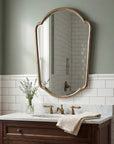 Naomi - Mirror - Antique Brass