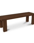 Marina - Ourdoor Dining Bench - Dark Brown