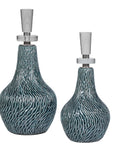 Almera - Bottles (Set of 2) - Dark Teal