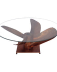 Archimedes - Aluminum Coffee Table - Brown