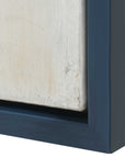 Blueprint - Hand Painted Modern Art - Black / Blue / Gold / Gray / Orange / White