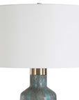 Dauphine - Cracked Table Lamp - Teal