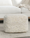 Poufs - Sinclair Pouf - Ivory