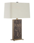 Lafferty - Marble Table Lamp - Dark Brown