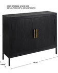 Front Range - Dark Oak 2 Door Cabinet