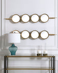 Button - Mirror - Gold