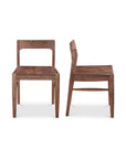Owing - Dining Chair Chair (Set of 2) - Walnut Brown
