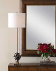 Fiori - Sculptural Buffet Lamp - Dark Bronze / Antique Brass