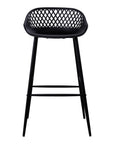 Piazza - Outdoor Barstool (Set of 2) - Black