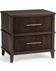 Westlake - 2-Drawer Nightstand - Kona Brown