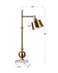 Laton - Task Lamp - Brushed Brass