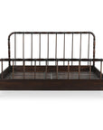 Vivian - Queen Bed - Dark Brown