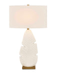 Palm Leaf - Table Lamp - White