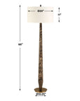 Tyree - Marble Floor Lamp - Brown