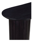 Povera - Acacia Wood Console Table - Black