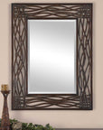 Dorigrass - Metal Mirror - Brown