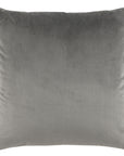 Torri Velvet - 22" x 22" SLD Pillow - Storm