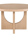 Modern - Callon Round Dining Table - Light Brown