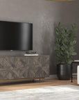 Commerce And Market - Layers Credenza - Dark Gray