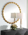 Nacala - Round Mirror - Gold
