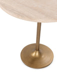 Malani - Travertine Gathering Table