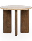 Idella - Travertine Round Table