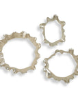Ripple Effect - Wall Art (Set of 3) - Silver